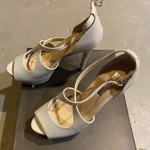 Snake skin style heels